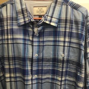 Flag & Anthem button down long sleeve